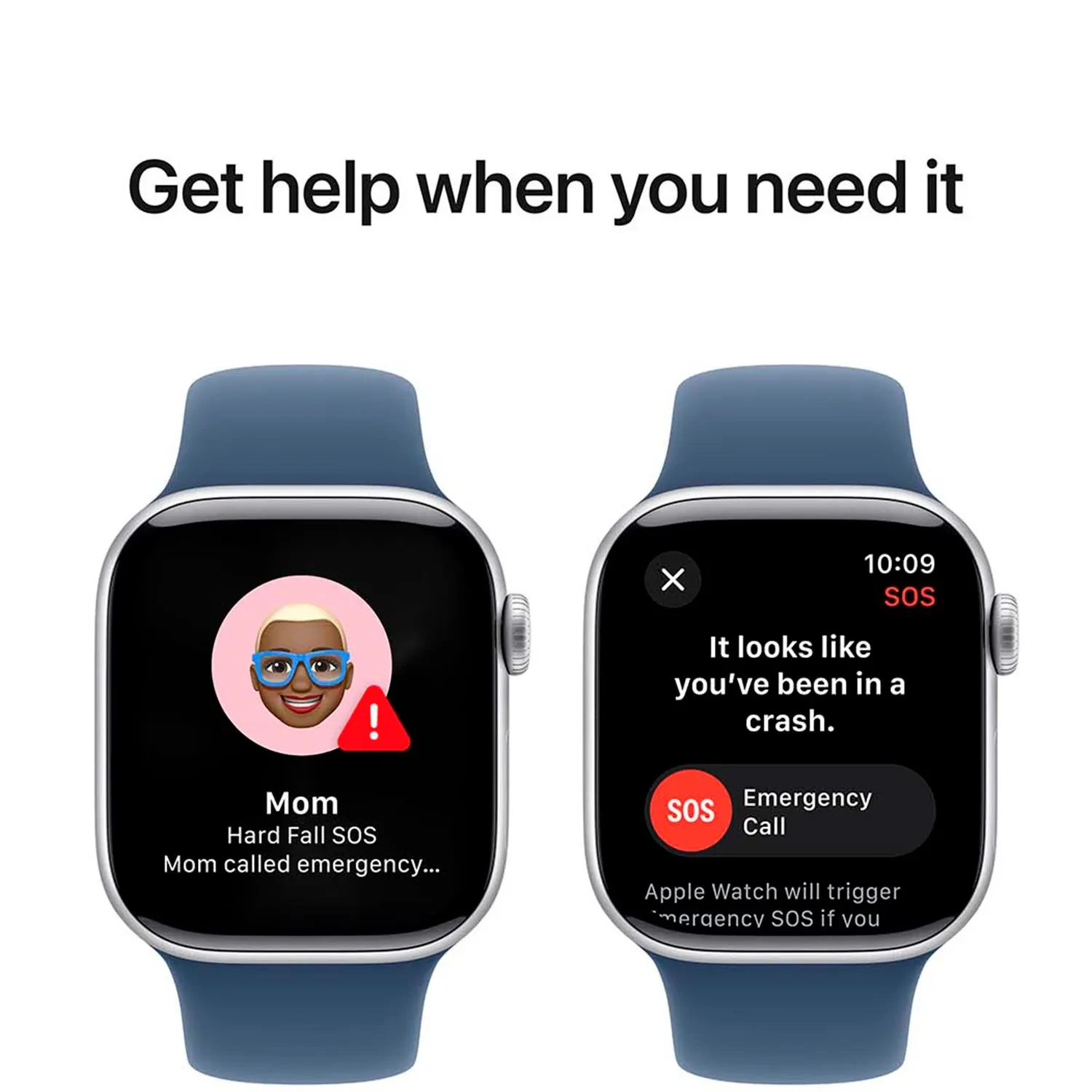 Apple Watch Series 10 GPS 42mm Silver Aluminium Sport Band M/L MWWC3