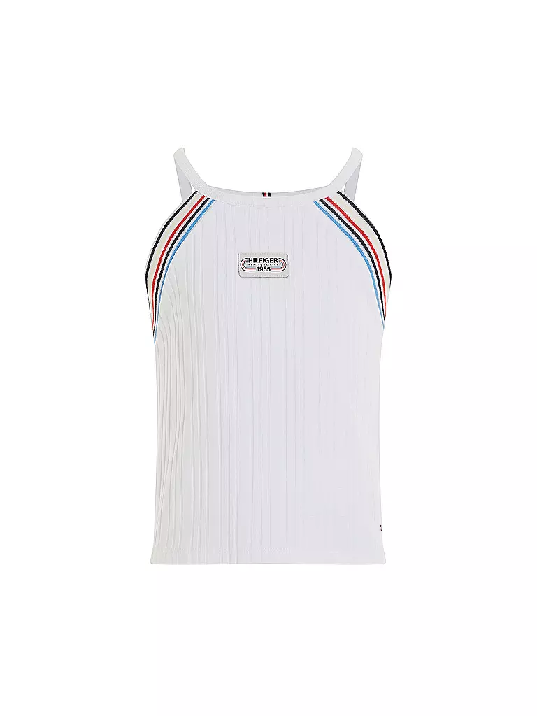 TOMMY HILFIGER Mädchen Top  weiss