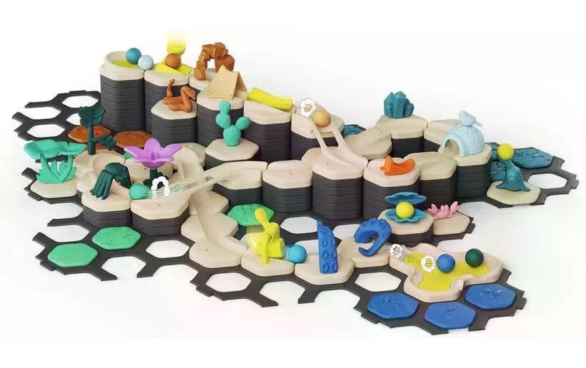 Ravensburger Kugelbahn »GraviTrax Junior Starter-Set XXL Planet«