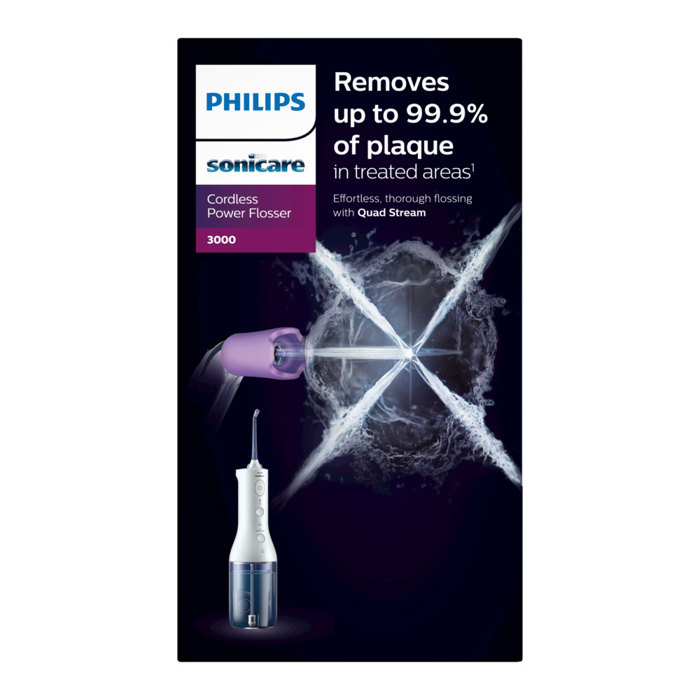 Philips Sonicare Draadloze Waterflosser Series 3000 Wit HX3826/31