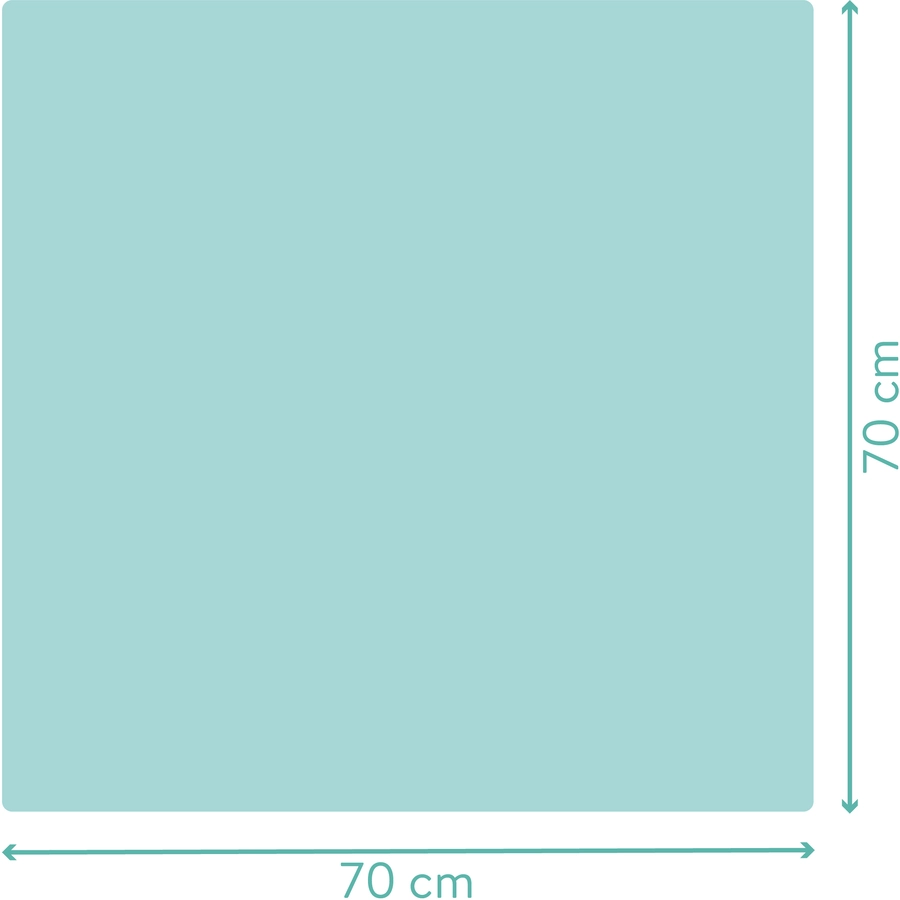 fillikid Baumwollwindel 5er Pack uni 70x70 cm