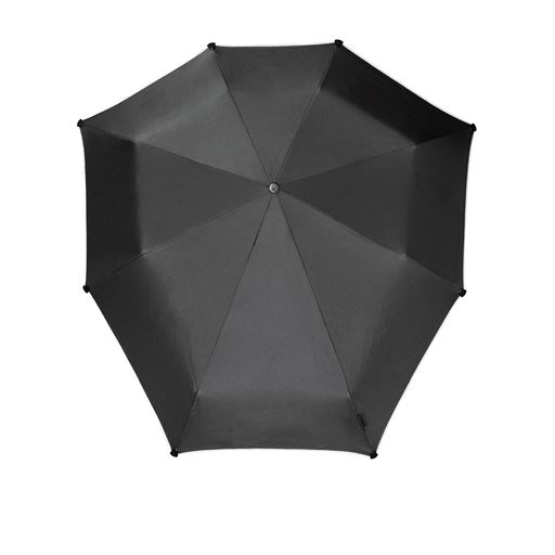 Senz Mini Paraply, Pure Black Reflective