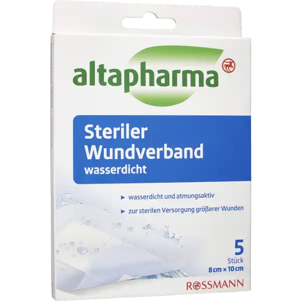 Steriler Wundverband wasserdicht