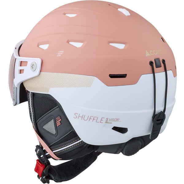 Casque de ski CAIRN SHUFFLE S-VISOR EVOLIGHT NXT® MAT PEACH