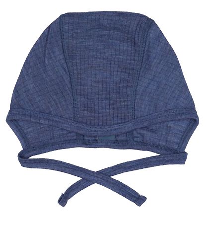 Smallstuff Babymütze - Wolle - Denim Melange
