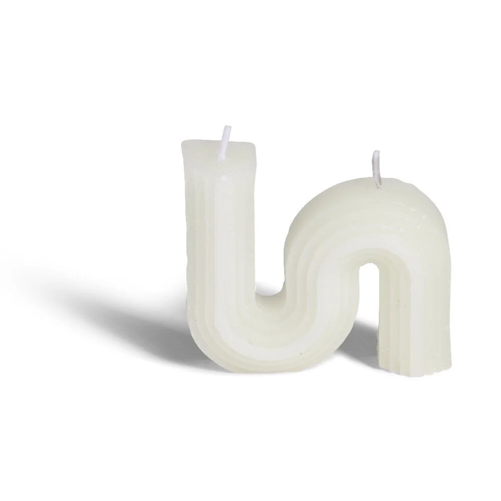 Bougie forme géométrique 9x2xH8cm