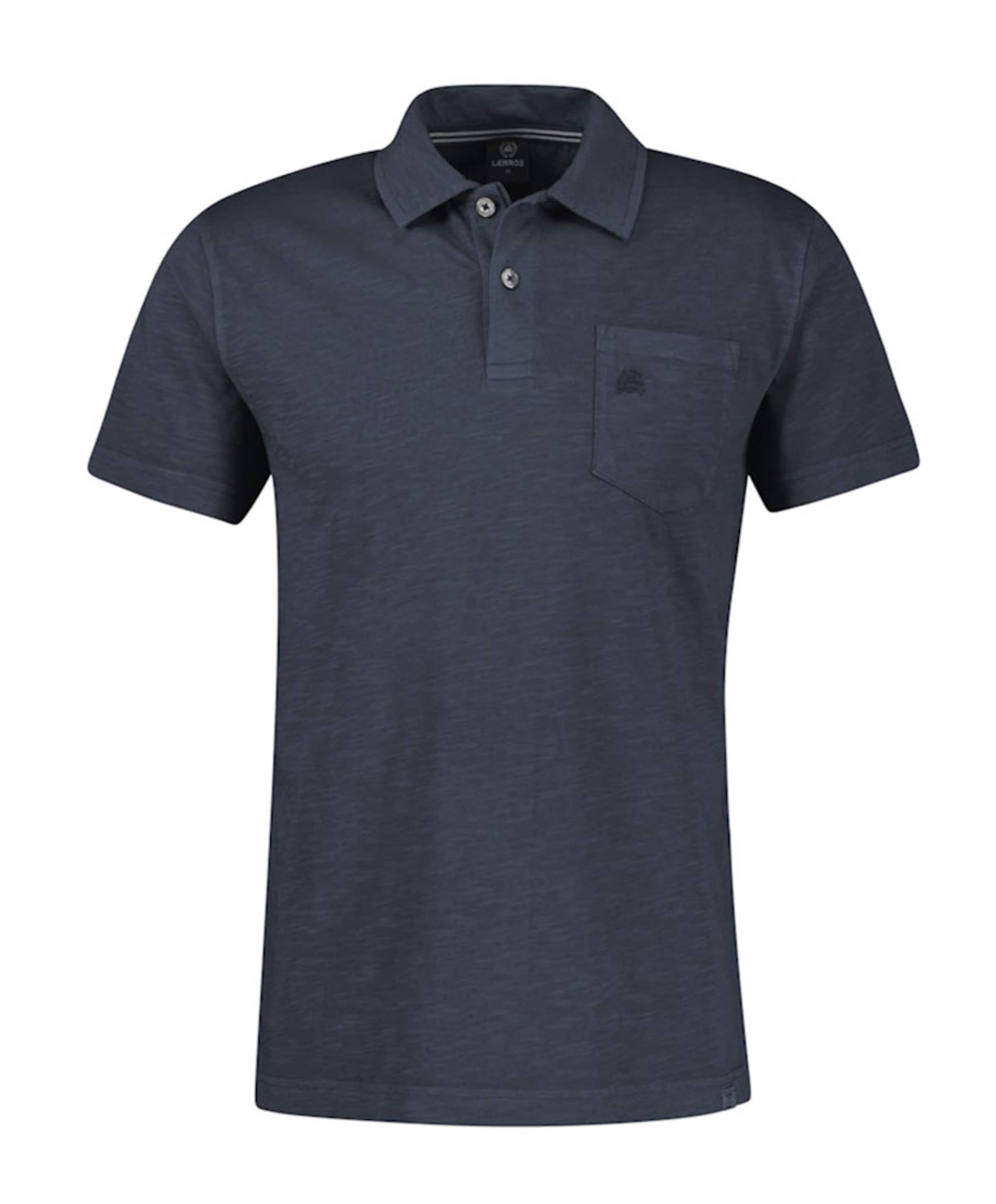 Lerros Heren polo blauw
