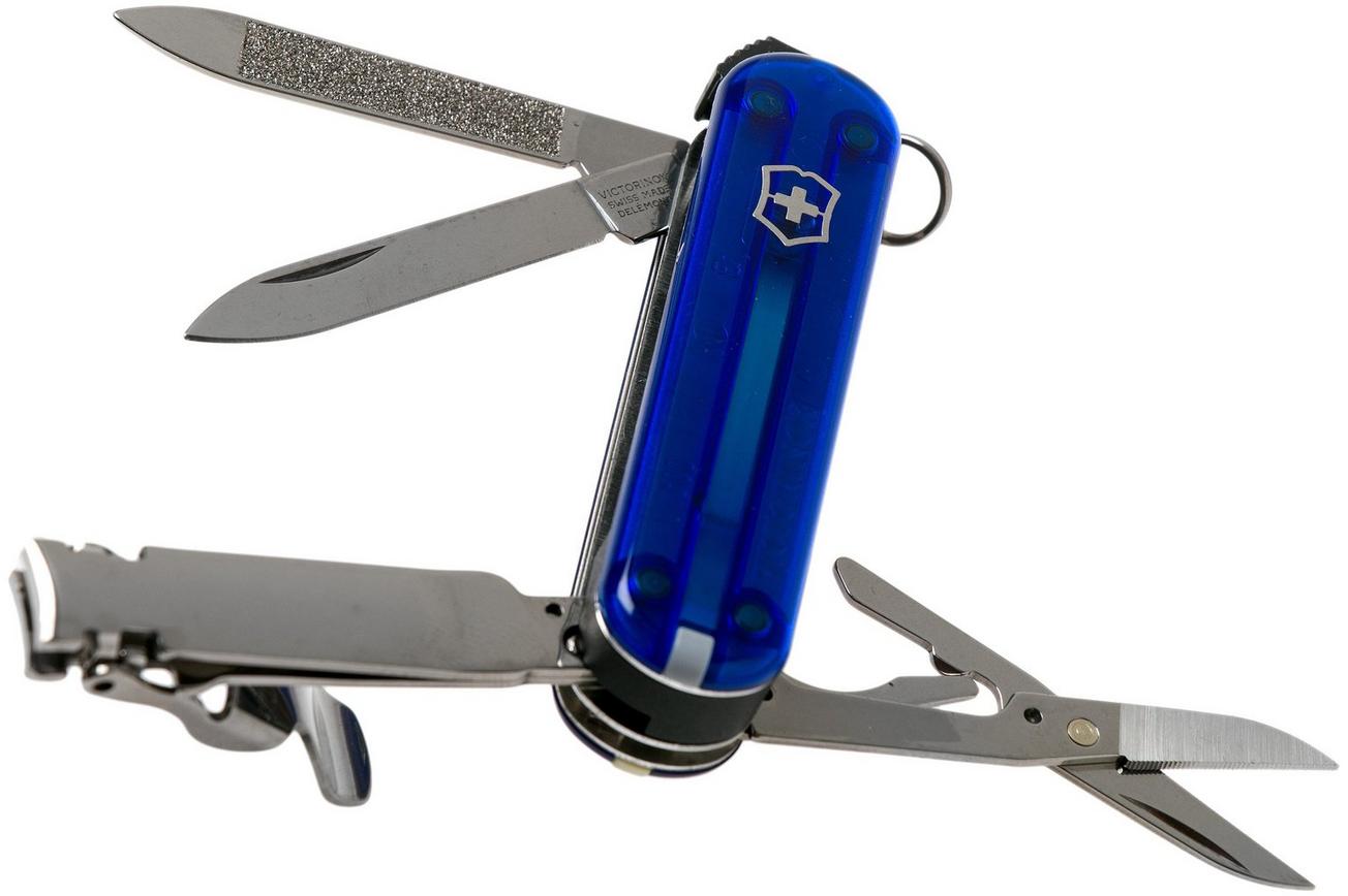 Victorinox Nail Clip 580 transparant blauw 0.6463.T2 Zwitsers zakmes