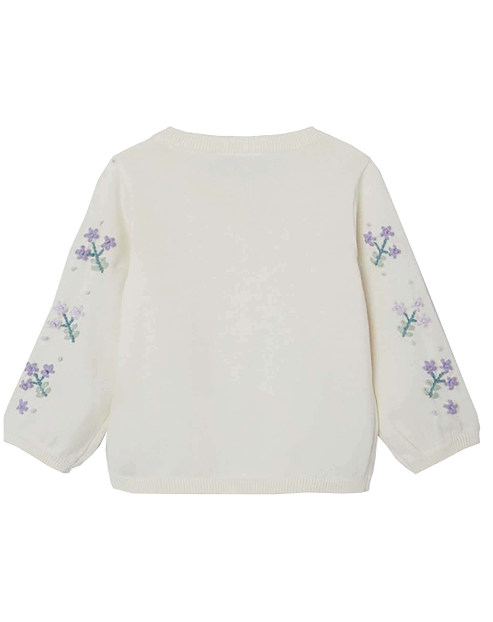 Strickjacke NMFDERINNA FLOWERS in jet stream