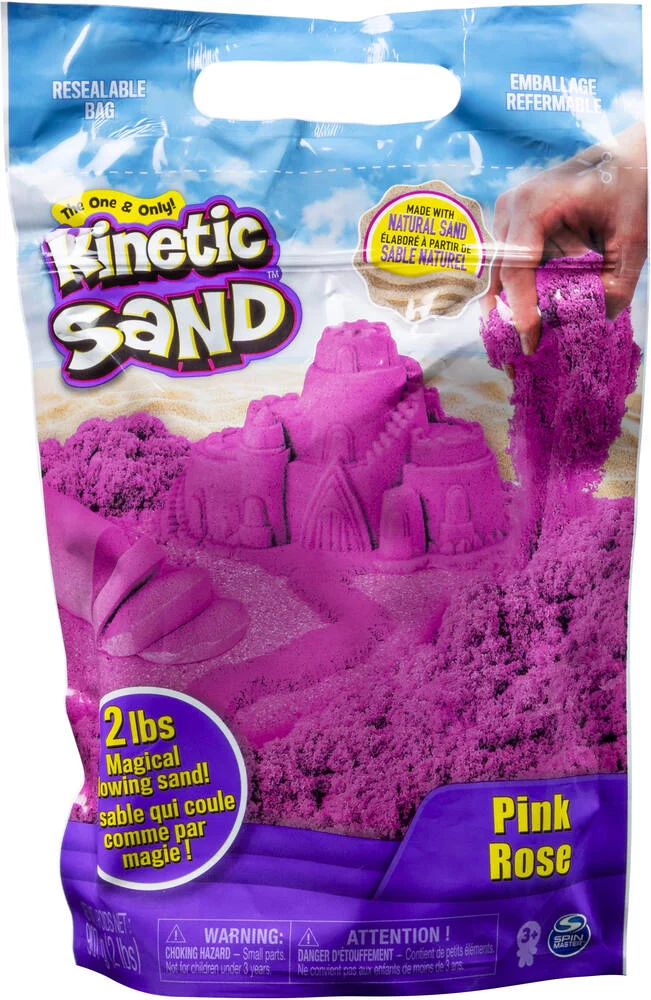 KINETIC SAND RECHARGE SABLE ROSE 907 G