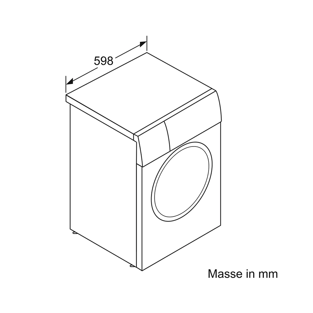 Bosch WQG233D2CH 8kg & WAN28243CH 8kg Waschturm