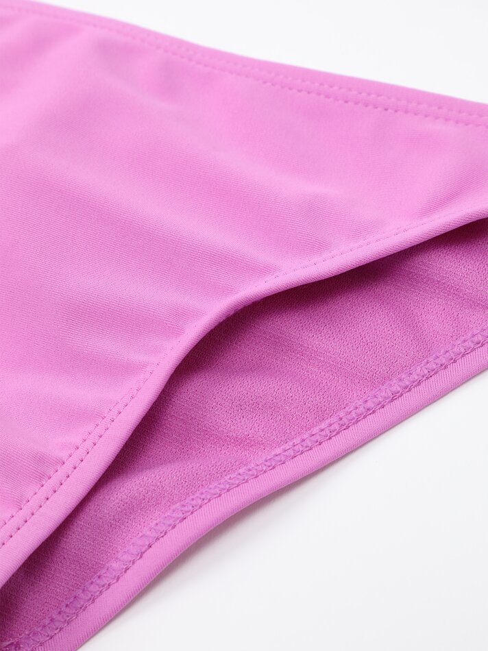 Conjunto básico de biquíni de duas peças - Lilás