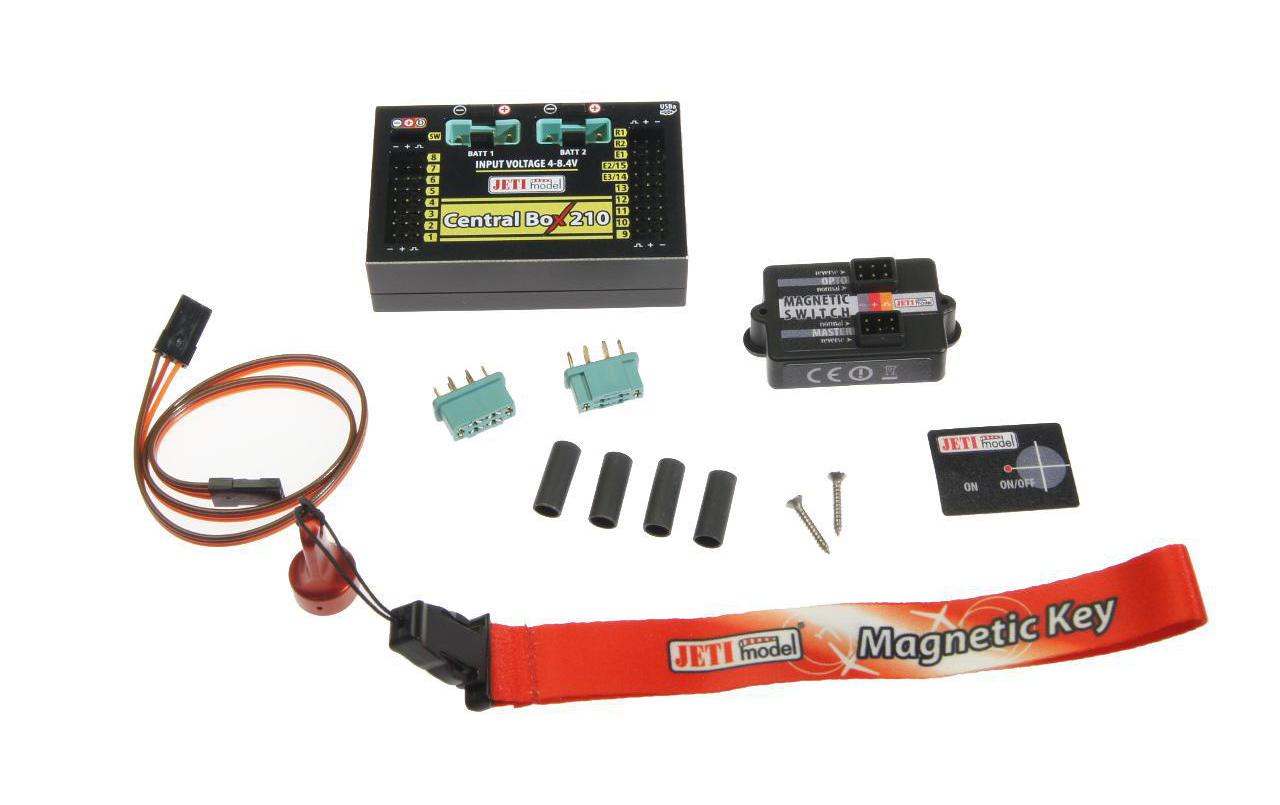 Akkuweiche Central Box 210 + Magnetic Switch<br>Akkuweiche