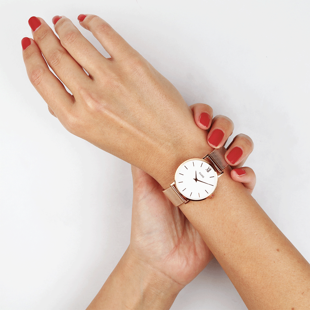 Montre Cluse Minuit Blanc