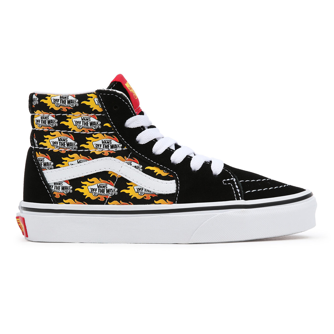 Vans Sneakers en Velours de Cuir & Textile UY SK8-Hi noires
