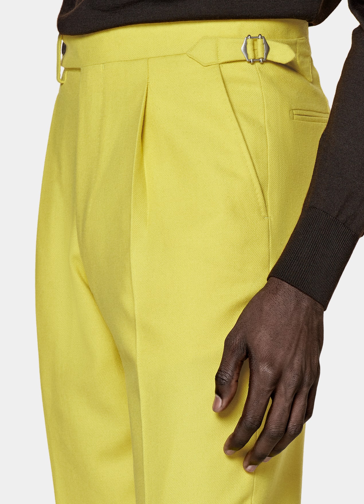 Costume Havana coupe Tailored jaune