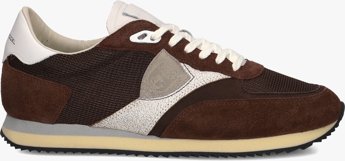 bruine philippe model lage sneakers blville low man
