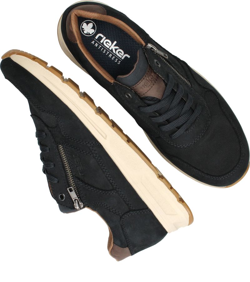 Rieker Sneakers Blauw Heren