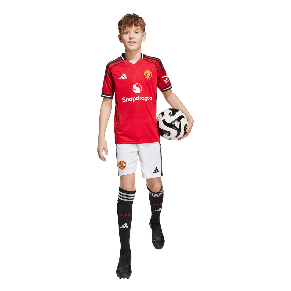 Calções adidas Manchester United Primeiro Equipamento 2025-2026 Criança