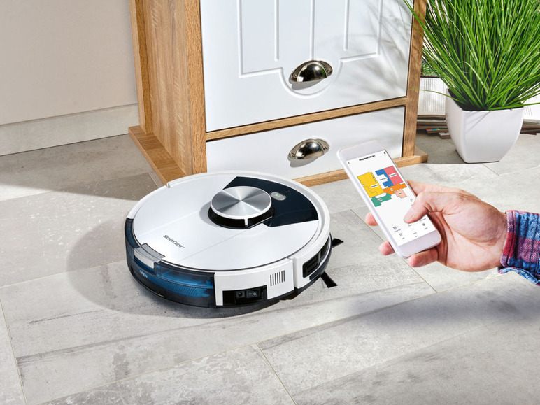 Robotstofzuiger met laser