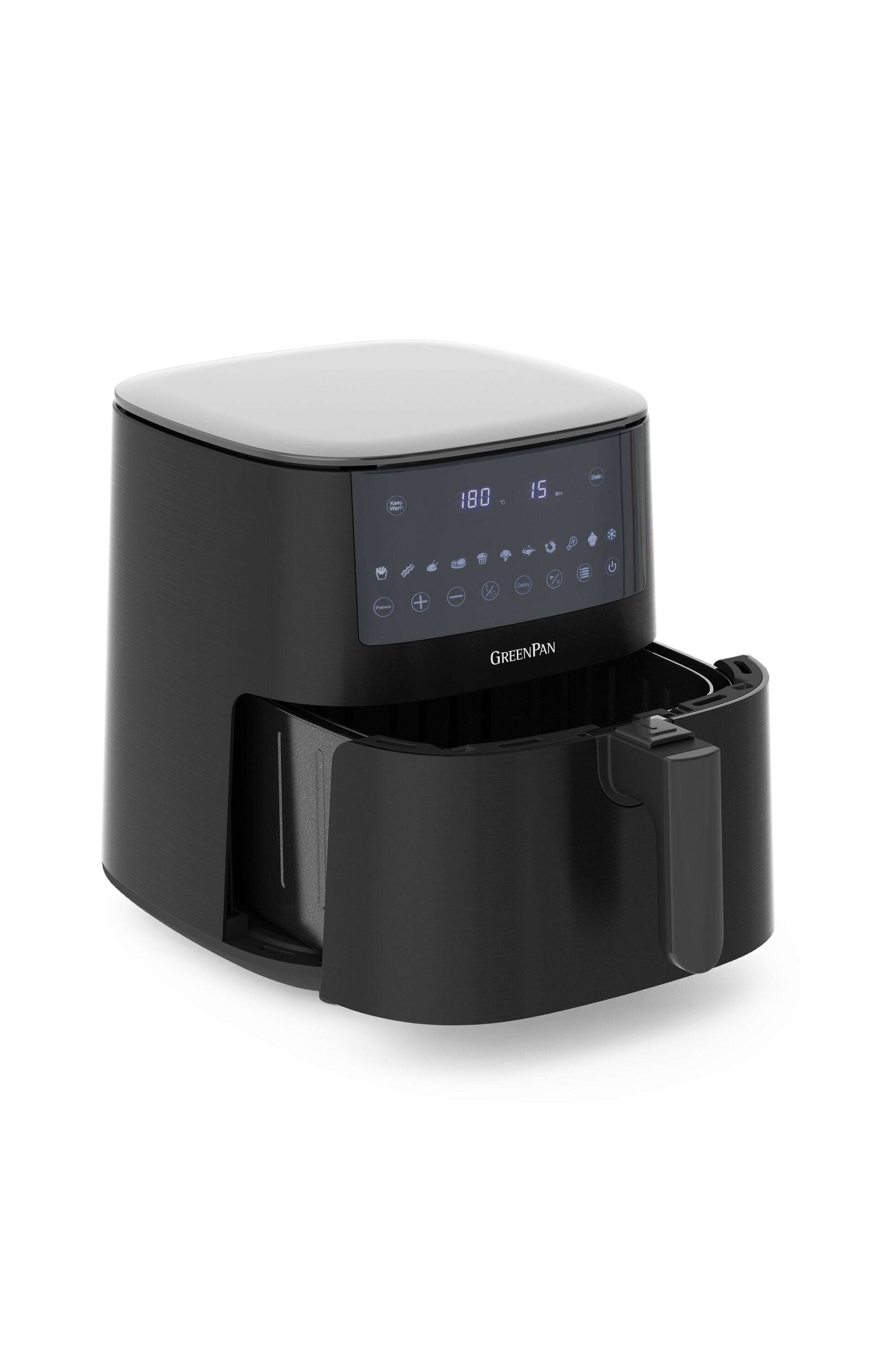 GreenPan  Bistro XL Airfryer med 1 kurv, sort - 7,2 L
