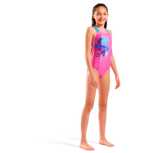 Arena - Girl's Dots Swimsuit Swim Pro Back - Maillot de bain