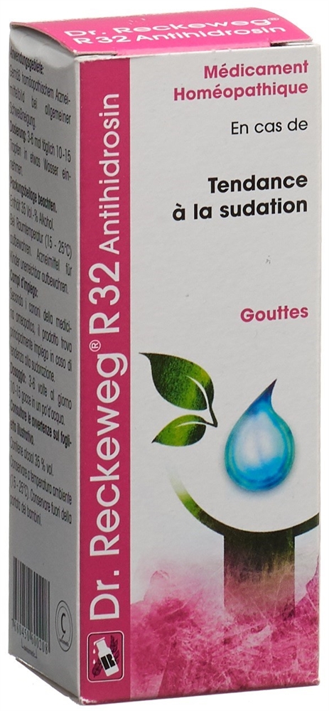RECKEWEG R32 Antihidrosin<br>50 ml, Flasche, Tropfen zum Einnehmen, Flüssigkeit