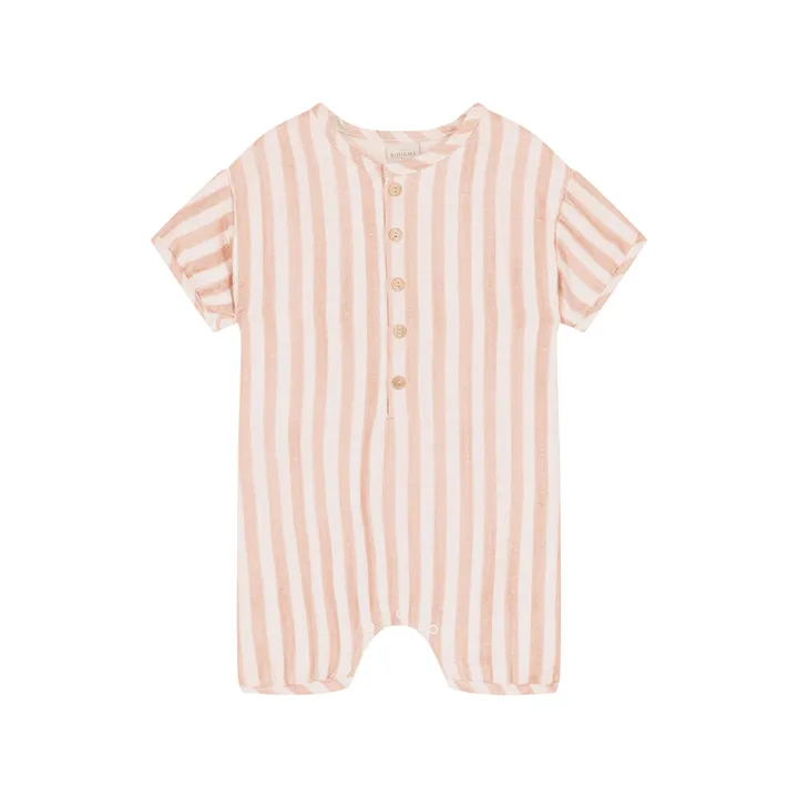 Studio Bohème Combishort Bebecito Rayée | Rose