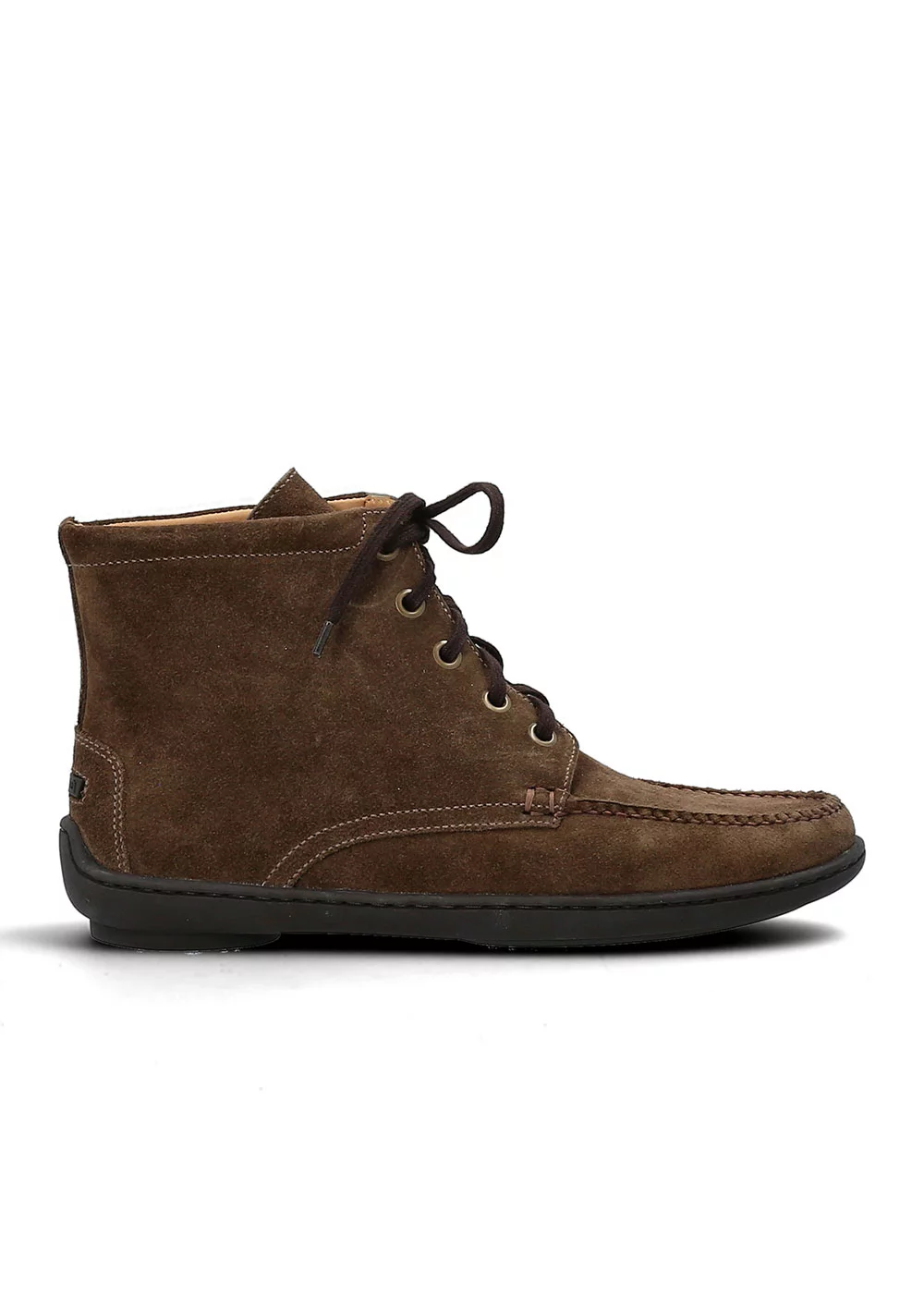 ROUND CUP BOOT VELOURS MARRON