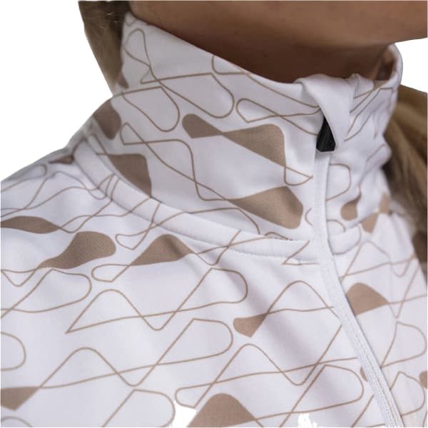 T-shirt ski de fond SWIX INFINITY LIGHT HALF ZIP W BRIGHT WHITE/DUNE