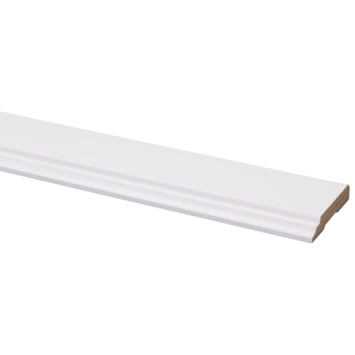 Deurlijst MDF wit folie 12x68 mm lengte 260 cm
