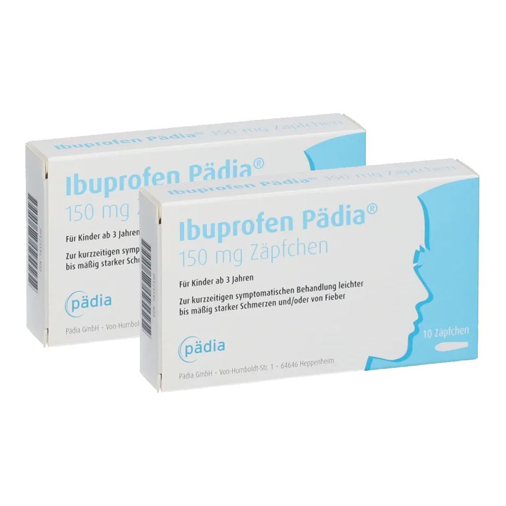 Ibuprofen Pädia® 150 mg Zäpfchen