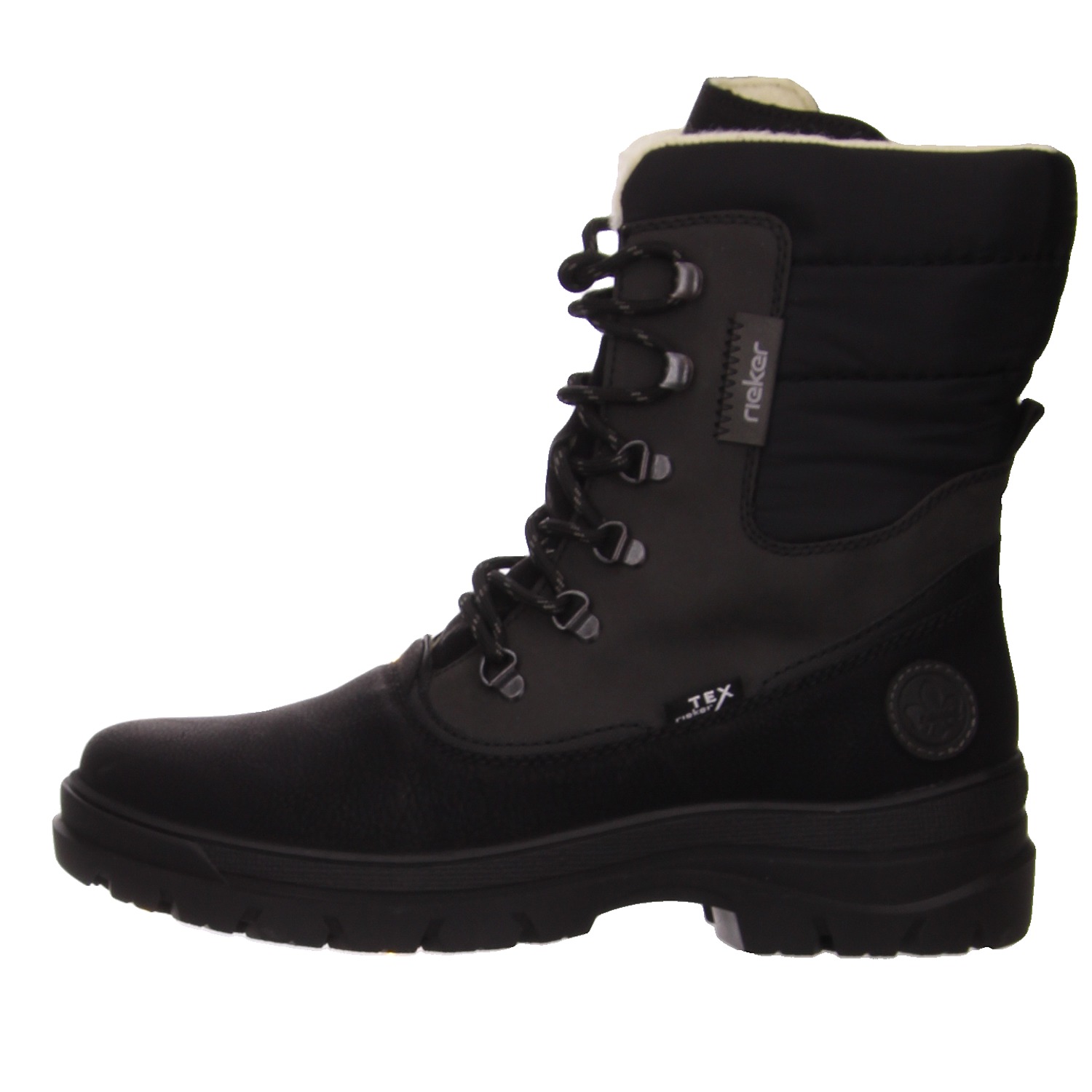 Rieker Schnürstiefel schwarz schwarz