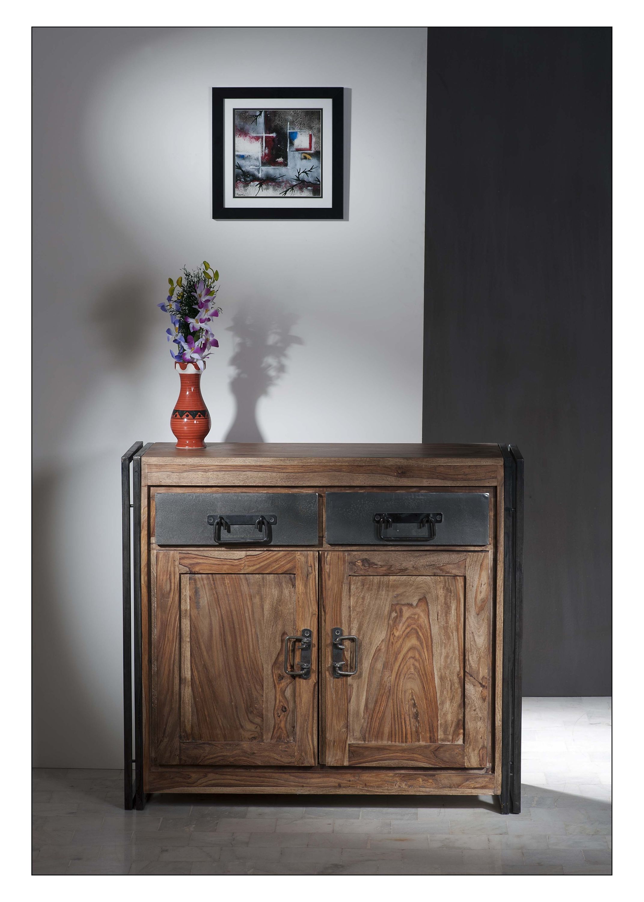 Kommode PANAMA Akazie Schubladenschrank Sideboard Wohnzimmer Esszimmer Schrank