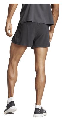 Short Splité adidas Performance adizero Noir