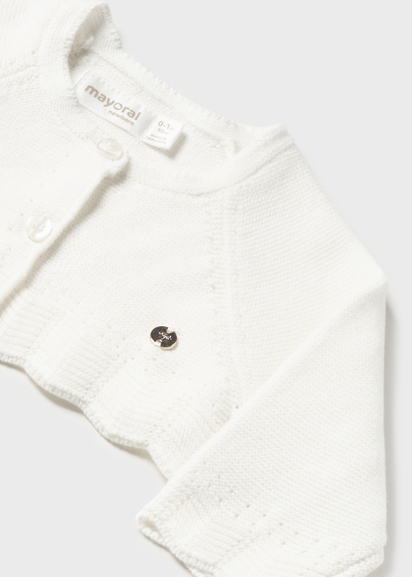 Rebeca tricot Better Cotton recém-nascido