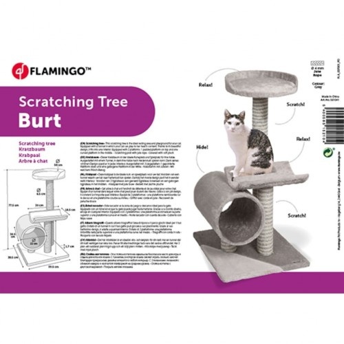 Arranhador para Gatos Flamingo Burt Grey