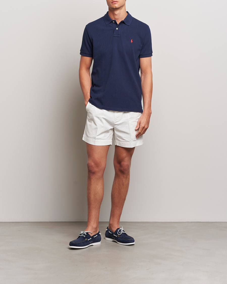 Polo Ralph Lauren Custom Slim Fit Polo Newport Navy