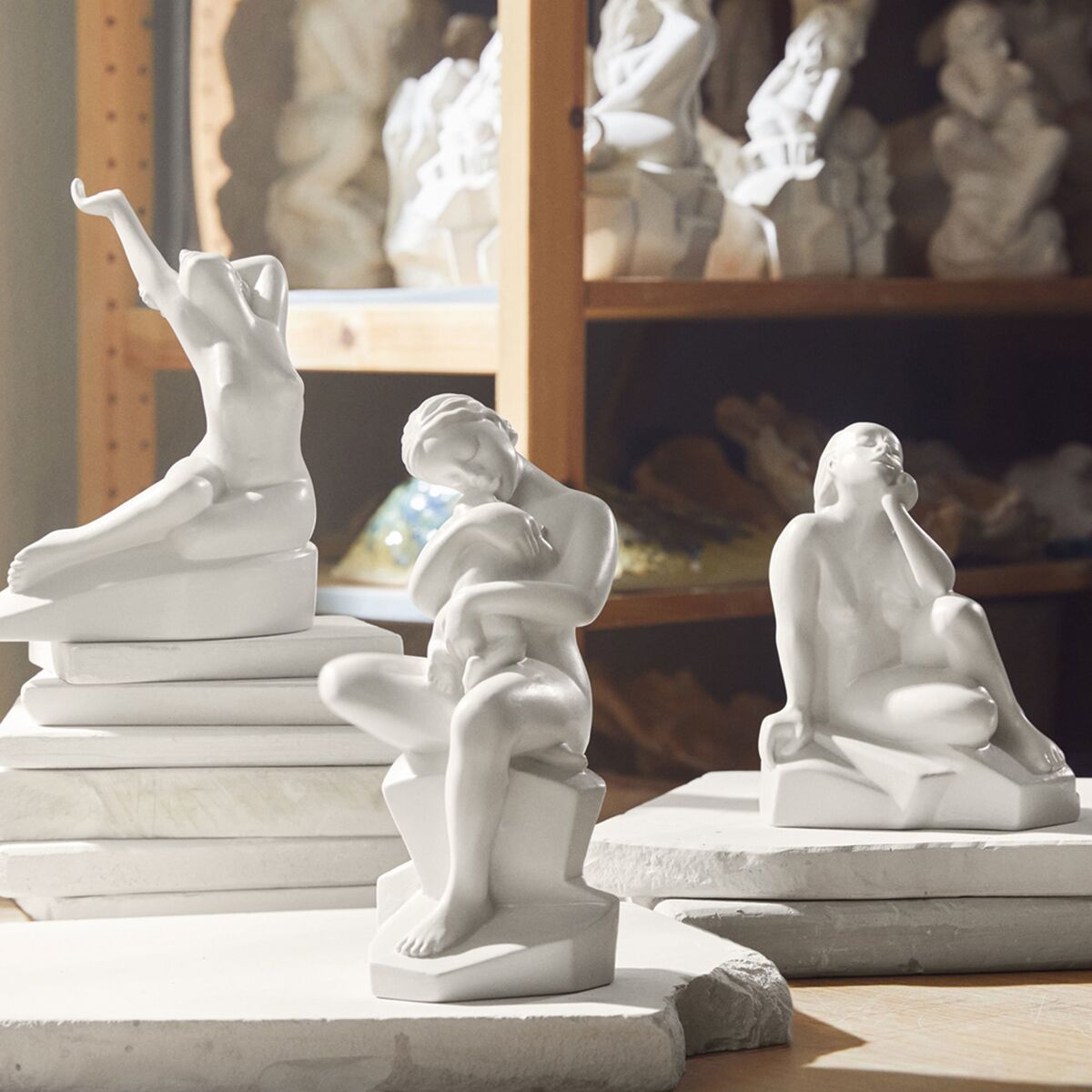 Moments of Being Beginnings figur, hvit