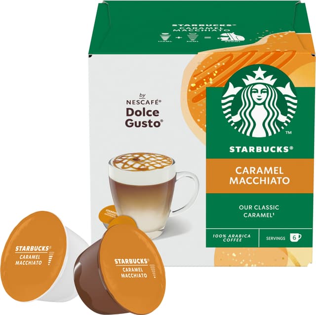 Starbucks Caramel Macchiato by NESCAFÉ Dolce Gusto kapsler (12 stk.)