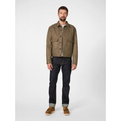 Herren-Wollblouson, Beigemelange