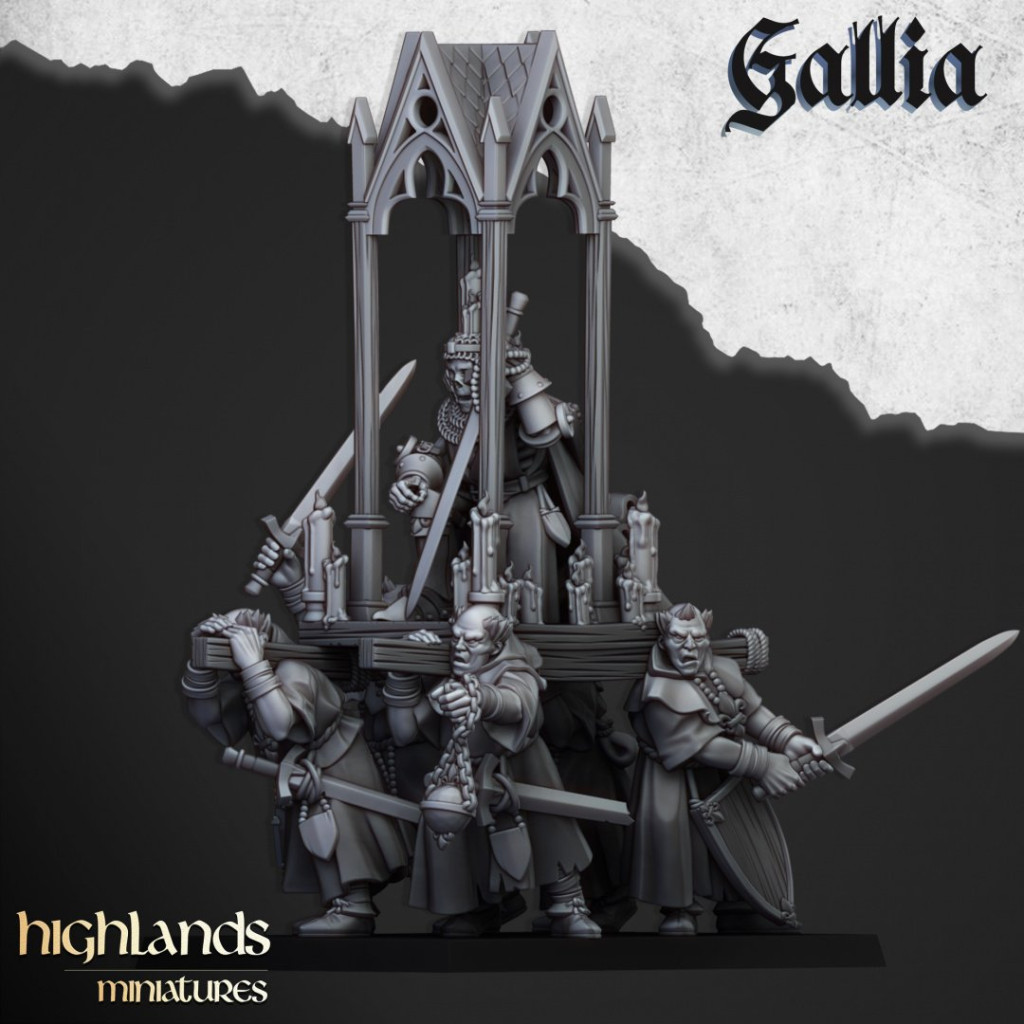 Highlands Miniatures - Gallia - Pélerins du Graal