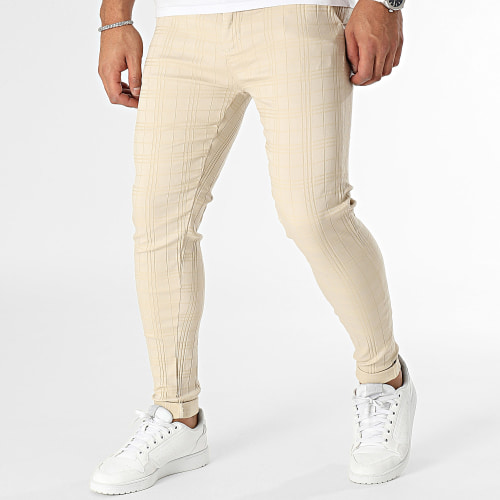 Pantalon Chino Skinny Beige