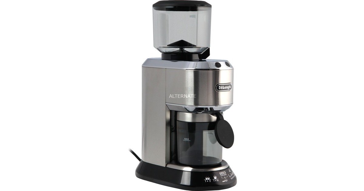 DeLonghiDedica koffiemolen KG 520.M  (Zilver/zwart)
