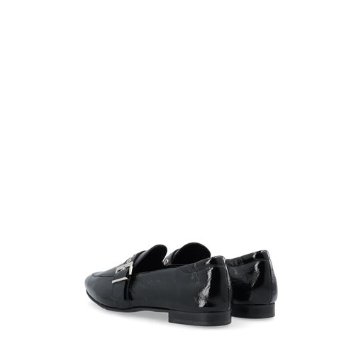 Bianco BIATracey Buckle Loafers, Black, 38