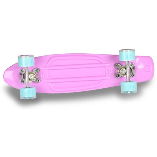 Skate infantil Cruiser em PU, cor Índigo, 56,5 x 15 cm