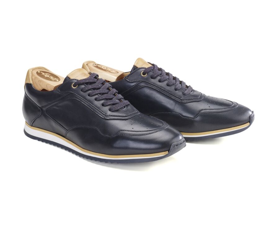 Sneakers homme Noir Patiné - WAYGARA
