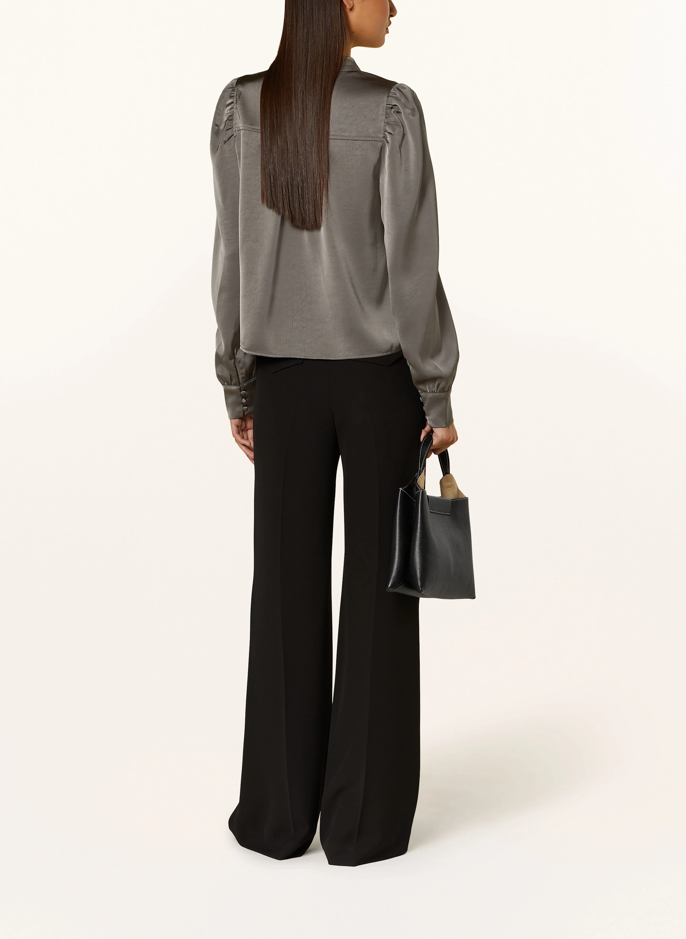 NEO NOIR Blusenshirt ROSSLYN aus Satin
