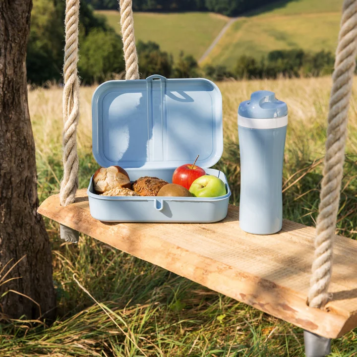 Koziol - Pascal S Lunchbox, nature flower blue