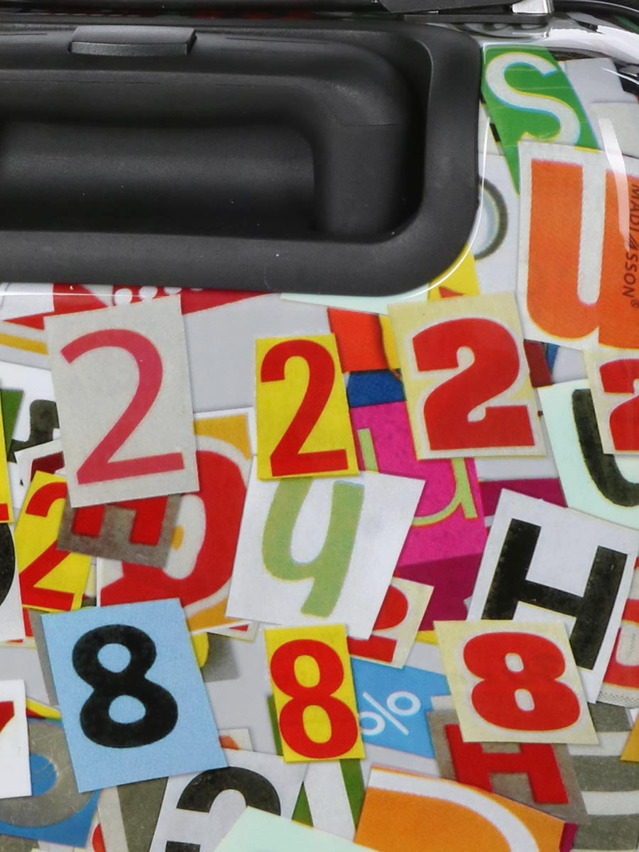 Valise Madisson Newspaper Letters 55 cm